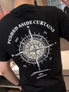 2024 New T-shirt Malaysian local brand 100% cotton T-shirt printed T-shirt T-shirt street trend T-shirt American trend T-shirt large T-shirt same day delivery package mail