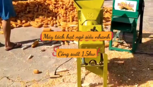 Máy tuốt ngô tách hạt ngô thiết kế nhỏ ngọn