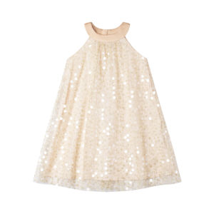 MUCMUKN | Shiny Beaded Halter Neck Princess Dress for Girls