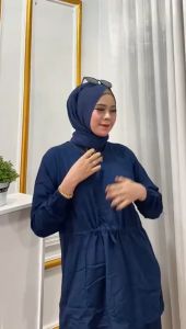 SETELAN RAYON BUSUI BAHAN RAYON POLOS TERBARU TERKINI DAN TERMURAH LD100-110 TERLARIS ONE SET