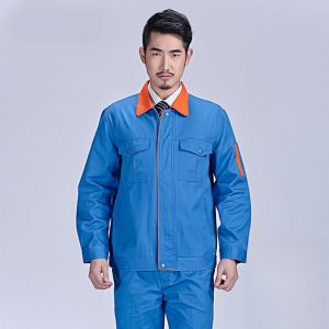 NUDO | Thickened Pure Cotton Long Sleeve Work Uniform Set For Men Youth Factory Workshop Maintenance Clothing Protective Suit