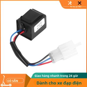 Rơle Đèn LED Nhấp Nháy 48/60V Bộ Điều Khiển Xi Nhan Cho Xe Đạp Điện Ba Dây Đèn LED 12V Phụ Kiện Xe Đạp