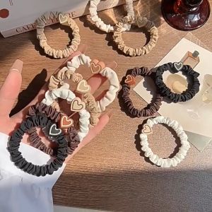 ยางรัดผม สายคาดผมสไตล์เกาหลี แบบยืดหยุ่นสูง มัดผมหางม้า สำหรับผู้หญิง ACFUNY