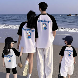 High-end Fashion Family T-shirt Sets Short Sleeve