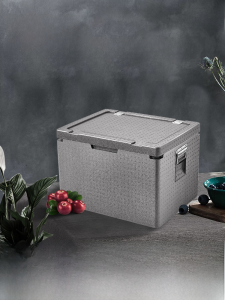 กล่องบรรจุภัณฑ์แบบ EPP ขนาดใหญ่ โฟม อุปกรณ์ทำอาหารกลางวัน ระบายความร้อนได้ดี ทนทานต่อการสึกหรอ สำหรับโรงเรียน ขายของในตลาด ร้านอาหาร บริการส่งอาหาร