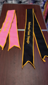 Selempang Wisuda Anak dan Dewasa Bordir Nama TK/SD/SMP/SMA
