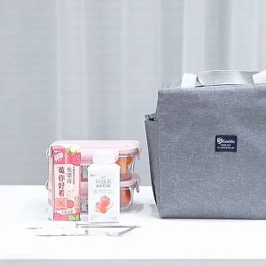 Portable Insulated Canvas Lunch Bag Functional Cooler Lunch Box Food Storage Thermal Food Picnic Lunch Bags For School Office