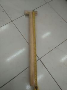 BY gagang skrop pegangan bahan kayu ukuran seperti di gambar