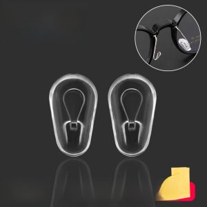 Ultra-soft Silicone Airbag Nose Pads for Glasses 10 Pairs Pack with Eye Strap Accessories for Vision Care