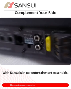 Original Sansui EGON-1000 10" Slim Active Underseat Subwoofer car audio Underseat high power subwoofer bass 1000w max power