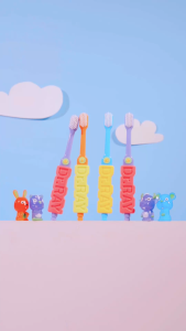 Dr.RAY แปรงสีฟันเด็ก 3 - 7 ปี รุ่น ANIMAL KIDS หัวตุ๊กตาสัตว์น่ารัก และ GOGODINO KIDS หัวตุ๊กตาไดโนเสาร์