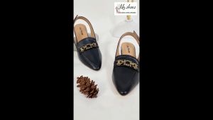 LILY SHOES - Cursive Sendal Big Heels Selop Mules Variasi Wanita Real Pict