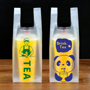 Disposable Lemon Tea Milk Tea Cup Packaging Bag Single Cup 98mm Diameter One-time Use Commercial Beverage Tea Cup Special Bag