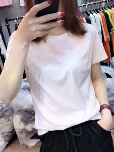 XINDADANG | Round Neck Plain Base Style Shoulder T-Shirt Cotton