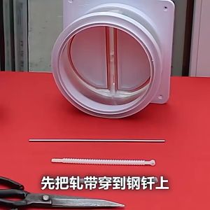 ฝาครอบช่องระบายอากาศ ช่องท่อดูดควัน กันควันย้อนกลับ วาล์วแบบไม่ไหลย้อนกลับ