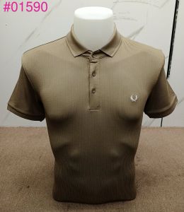 (Liuqiming888) Mens #01590 Premium Quality Cotton Polo Shirt