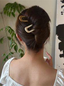 Modern Fashionable U-Shaped Chinese Style Hairpin Versatile Simple Elegant Hair Styling Tool Retro Hairpin Trendy Hair Accessories