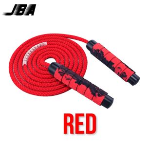 JBA Skipping Rope For Workout Thick 9MM Non Knot Durable Length Adjustable Braided Anti Slip Jump Rope For Adult 跳绳 Tali Skipping