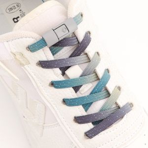 Elastic Shoe Laces Press Metal Lock No Tie Shoelaces Flat Men And Women Casual Shoes Accessories Lazy Shoelace 25 Colors