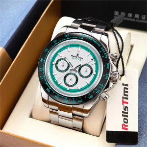 Đồng Hồ Cơ Nam RollsTimi 2025 Mới Sang Trọng Tự Động Thể Thao Chống Nước Kính Sapphire Dây Thép Không Gỉ