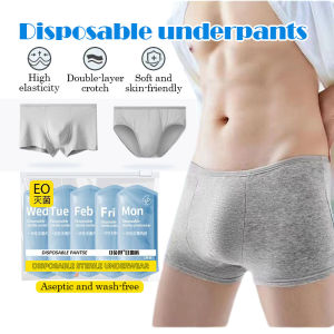 Disposable Men Underwear Briefs Underpants Plus Size Cotton Men Travel Underwear Seluar Dalam Pakai Buang Lelaki Travel  一次性內褲