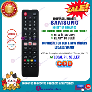 SAMSUNG LED Smart TV Remote NO CODE Universal Remote for ALL Samsung LED LCD Smart TV Replacement Samsung Remote. alluremarketplace2nd