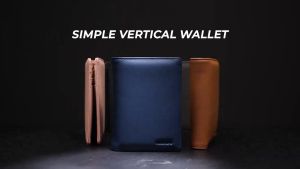 Bóp đựng tiền nhiều ngăn Simple Vertical Wallet V3 chính hãng NATOLI  Ví nam nữ cầm tay kháng nước cao cấp