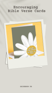 Bible Verse Flowers Encouragement Card | Christian Bible Comfort Empathy Motivation Card | FREE Envelope FREE Bubble Mailer
