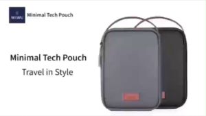 Túi xách đựng phụ kiện đồ công nghệ WIWU minimal Tech pouch  chia nhiều ngăn đựng sạc  cáp  chuột  pin dự phòng
