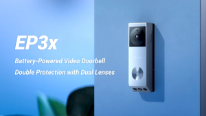 EZVIZ EP3X Wire-Free Video Doorbell With Chime