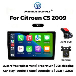 10" Android Car Radio For Citroen C5 2008 -2017 Multimedia Player GPS Navigation Head Unit Wireless Carplay Android Auto WIFI BT