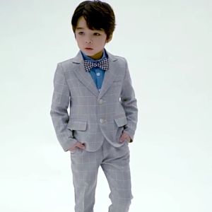 3Pcs Tuxedo Kids Boy Suit: Perfect Wedding & Birthday Outfit