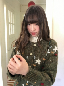 NIHAOKANONG | Áo Cardigan Len Mềm Nhiều Màu Bằng Tay cho Nữ
