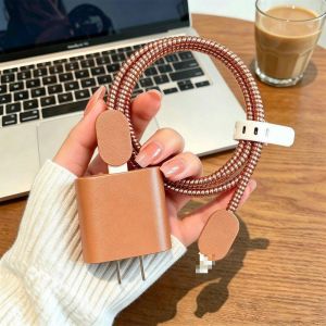 Cute TPU Material Fast Charger Cable Protector Organizer For iPhone Fast Charging Adapter
