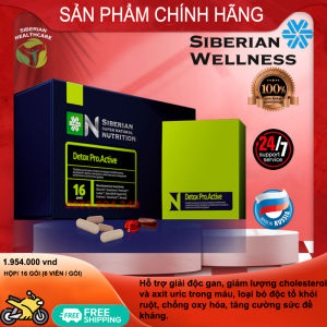 Siberian Super Natural Nutrition Detox Pro Active giải độc gan giảm cholesterol tăng sức đề kháng