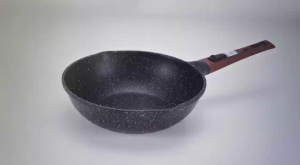 Gaoboos 9pcs Kitchen Cookware Set 28cm Wok/28cm Frying Pan/28cm Casserole black Original Light Weight Cooking Pot Kawali suitable for induction cooker