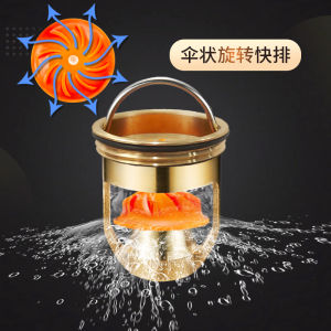 Vòi Chậu Rửa Phòng Tắm Bằng Đồng Toàn Bộ Chống Trào Ngược Chống Mùi Chống Tràn Dụng Cụ Vệ Sinh Nhà Cửa Phổ Thông