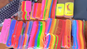 Plastic Comb Suklay 12pcs/1pack Regular Hair Comb Assorted Color