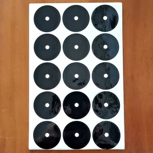80Pcs Sticker Vinyl Titik Spot Meja Billiard Murrey / Black Spot Billiard / Tanda Spot Biliard