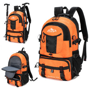 Travel backpack 40L waterproof lightweight outdoor hiking mens and womens camping backpack