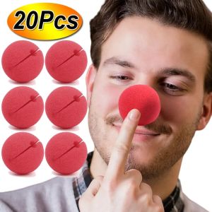1/10/20Pcs Red Sponge Clown Nose Foam Balls Circus Cosplay Halloween Costume Festival Make Up Supplies Party Wedding Decoration