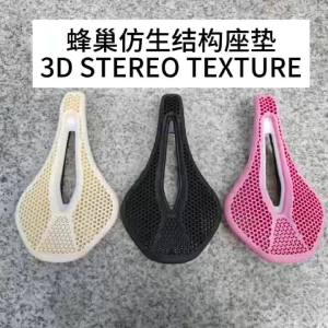 Đệm Yên Xe Đạp KEOS 3D Siêu Nhẹ Cấu Trúc Tổ Ong Thiết Kế Công Thái Học Giảm Xóc Có Màu Đen Hồng Và Trắng Dành Cho Xe Đạp Đường Trường