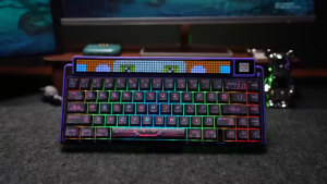 LEOBOG AMG65 Mechanical Keyboard [fully built] [dual customizable LCD screens] [tri-mode connectivity]