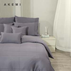 AKEMI TENCEL™ Lyocell Earnest Quilt Cover Set 1200TC (Super Single/ Queen/ King)