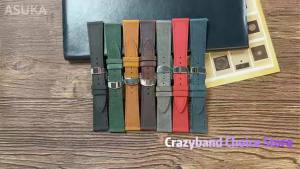 Calfskin Leather Watch Strap 18mm 19mm 20mm 21mm 22mm24mm Butterfly Buckle Band Brown Wristbelt Universal for Women Men Bracelet