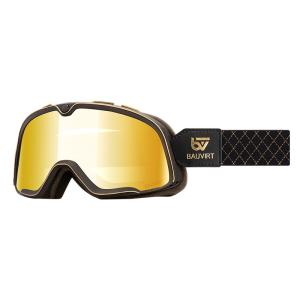 BAUVIRT | Retro Riding Anti-Wind Goggles for Cruiser Motorcycles Half and Full Helmets