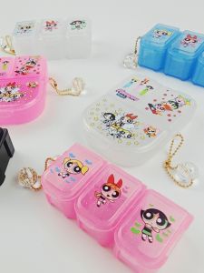 Portable Three Grids Medicine Box Storage Organizer for Jewelry And Pills Easy to Split Compact Size for Easy Carry