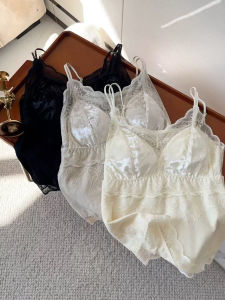 Áo Ba Lỗ Lót Lụa Nhung Kẻ Trang Trí Ren Mềm Mại Cho Nữ Áo Ba Lỗ Lót Đệm Ngực Áo Ba Lỗ Mùa Thu Đông Áo Ba Lỗ Hở Lưng Áo Ba Lỗ Ngắn Áo Ba Lỗ Không Tay