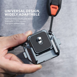 LEAPLIGHT Universal Shoulder Strap Base Quick Release Plate DSLR Camera Tripod Slider Mount Adapter for Sony Canon Nikon DSLR