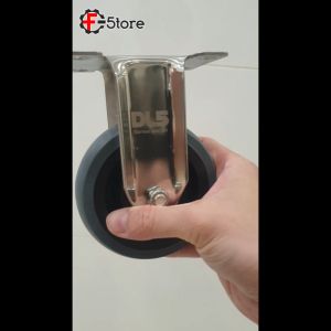 4 inch (100MM) SUS 304 Stainless Steel Heavy Duty TPR Swivel/Fixed/Brake Caster Wheel / 4" Roda Trolley Wheel